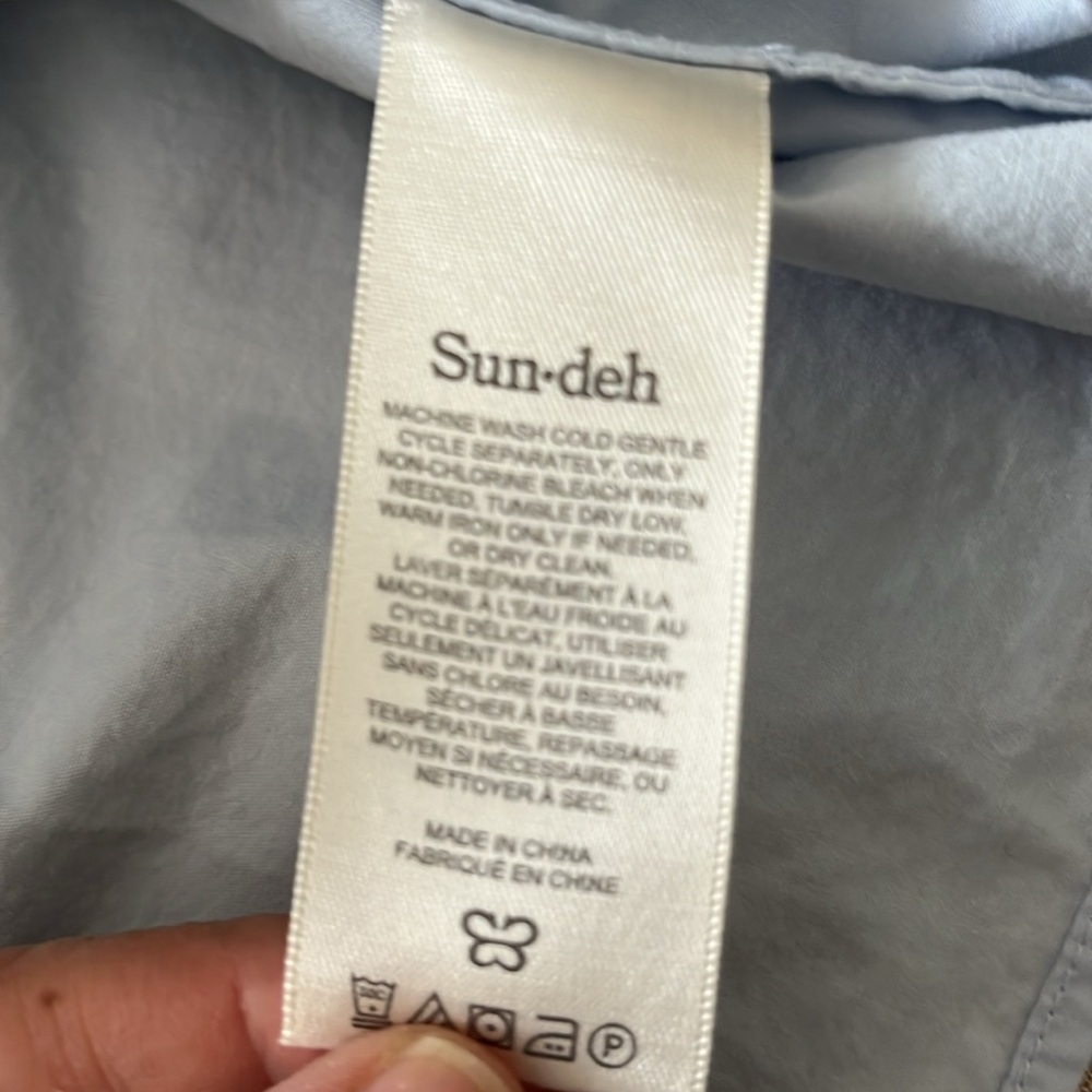 Aritzia Sunday Best Sun
Deh Hadley Babydoll Poplin
Mini Dress Blue Size Small - Picture 6 of 11
